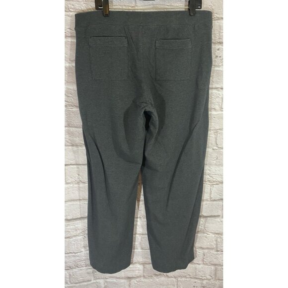 PureJill J Jill Gray Sweatpants Size Large Soft Pima Cotton Modal Pull On Pocket - Picture 2 of 8